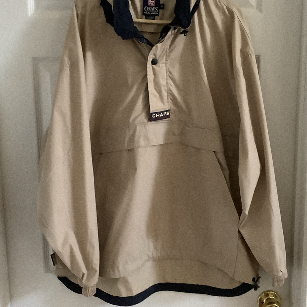 Chaps‎ Tan windbreaker, XL